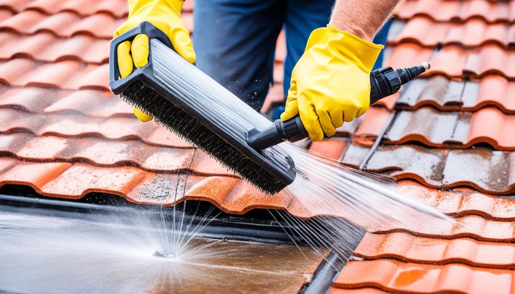 dakpannen schoonmaken